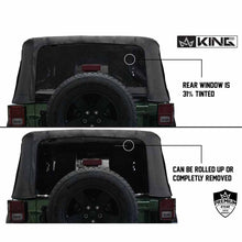 Load image into Gallery viewer, Premium Replacement Soft Top, Black Diamond With Tinted Windows - Jeep Wrangler JK 2 Door 2007-2009