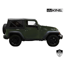 Load image into Gallery viewer, Premium Replacement Soft Top, Black Diamond With Tinted Windows - Jeep Wrangler JK 2 Door 2007-2009