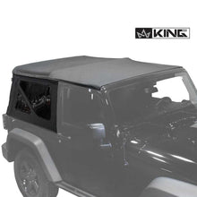 Load image into Gallery viewer, Premium Replacement Soft Top, Black Diamond With Tinted Windows - Jeep Wrangler JK 2 Door 2010-2018