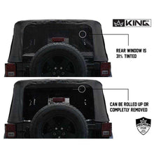 Load image into Gallery viewer, Premium Replacement Soft Top, Black Diamond With Tinted Windows - Jeep Wrangler JK 2 Door 2010-2018