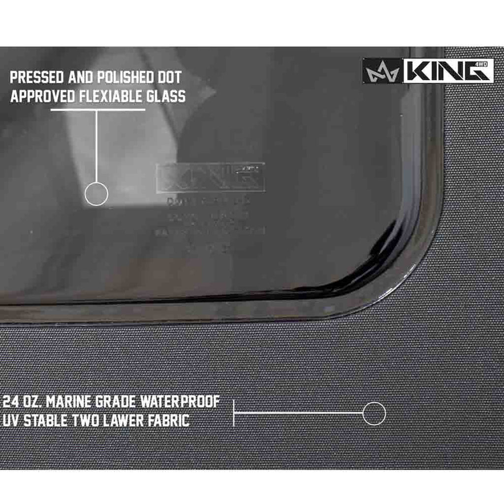 Premium Replacement Soft Top, Black Diamond With Tinted Windows - Jeep Wrangler JK 2 Door 2010-2018