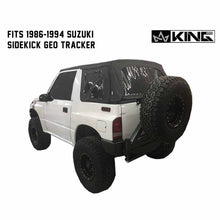 Load image into Gallery viewer, Premium Replacement Soft Top, Black Diamond With Tinted Windows - 1986-1994 Suzuki Sidekick GEO Tracker