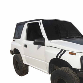 Premium Replacement Soft Top, Black Diamond With Tinted Windows - 1986-1994 Suzuki Sidekick GEO Tracker