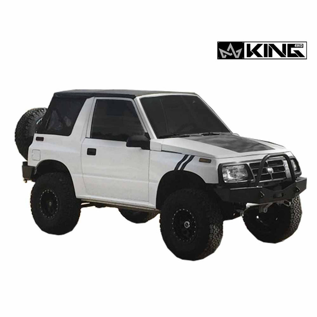 Premium Replacement Soft Top, Black Diamond With Tinted Windows - 1986-1994 Suzuki Sidekick GEO Tracker