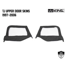 Load image into Gallery viewer, Premium Upper Door Skins Black Diamond Passenger &amp; Driver Side - Jeep Wrangler TJ 1997-2006