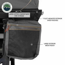 Load image into Gallery viewer, HD Sidewinder Side Load Aluminum Hard Shell Roof Top Tent, Grey Body &amp; Green Trim