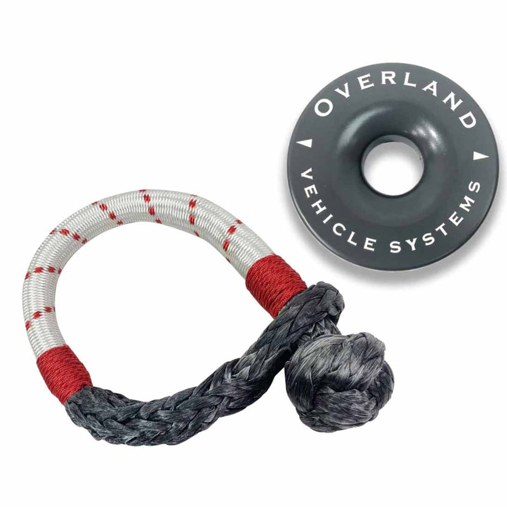 Combo Kit Soft Shackle 7/16" 41,000 lb. and Recovery Ring 4.0" 41,000 lb.