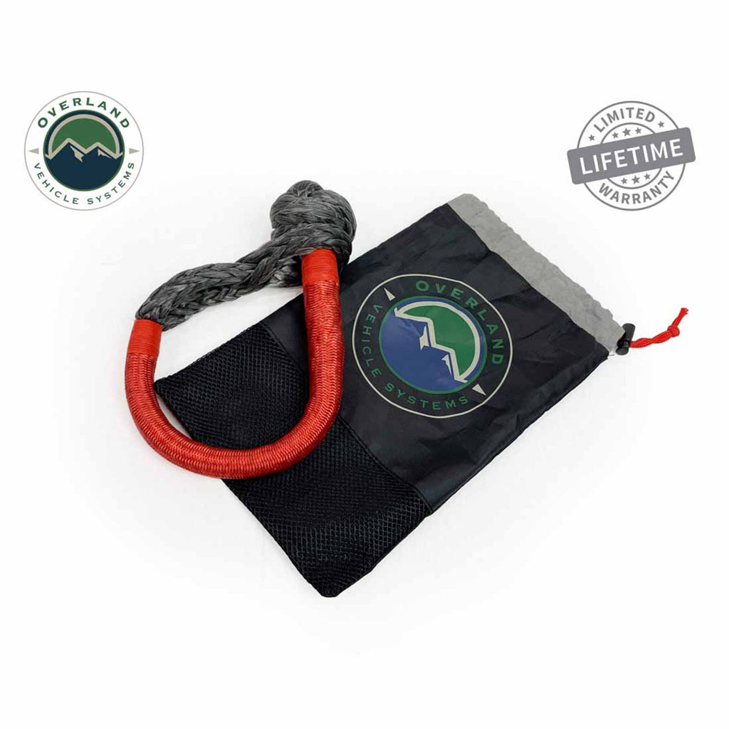 Combo Kit - Soft Shackle 5/8" 44,500 lb. and Recovery Ring 6.25" 45,000 lb. Black