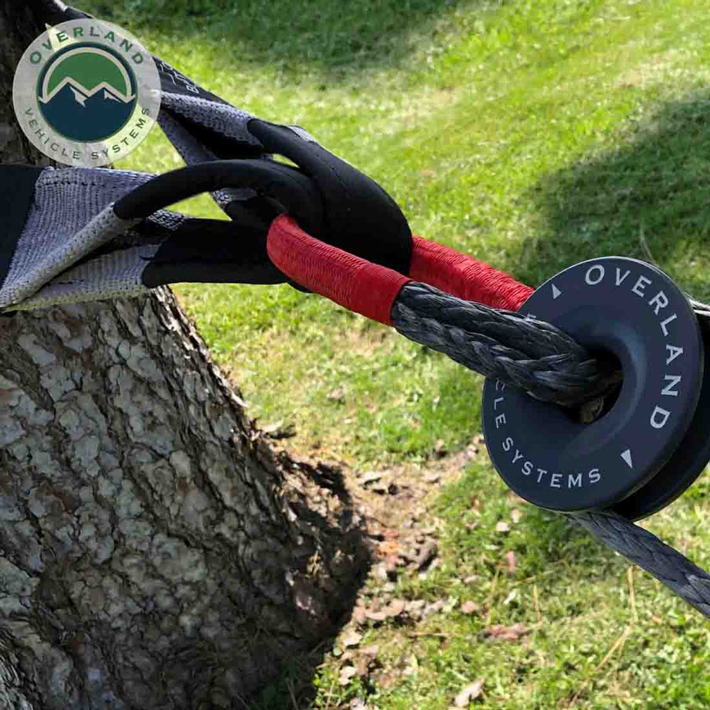 Combo Kit - Soft Shackle 5/8" 44,500 lb. and Recovery Ring 6.25" 45,000 lb. Black