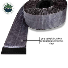 Load image into Gallery viewer, Tow Strap 3&quot; x 30&#39; 30,000 LB. Gray With Black Ends &amp; Storage Bag