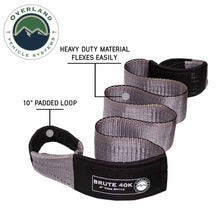 Load image into Gallery viewer, Tree Saver Tow Strap 40,000 lb. 4&quot; x 8&#39; Gray With Black Ends &amp; Storage Bag