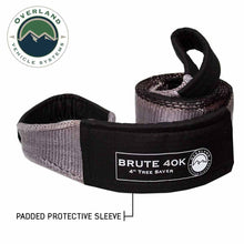 Load image into Gallery viewer, Tree Saver Tow Strap 40,000 lb. 4&quot; x 8&#39; Gray With Black Ends &amp; Storage Bag