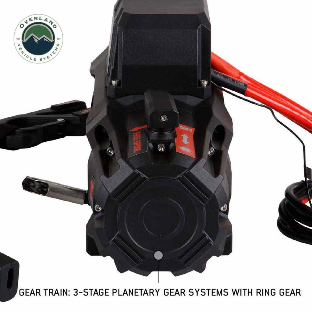 SCAR 10S - 10,000 lbs. Rated Synthetic Rope Winch