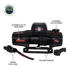 Load image into Gallery viewer, SCAR 10S - 10,000 lbs. Rated Synthetic Rope Winch