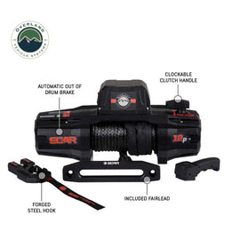 SCAR 12S - 12,000 lbs. Rated Synthetic Rope Winch