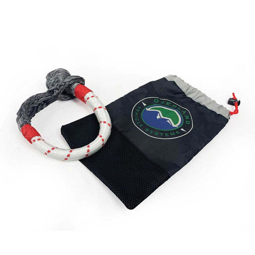 Soft Shackle 7/16" x 23" 41,000 LB. with Loop & Abrasive Sleeve & Storage Bag