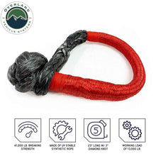 Load image into Gallery viewer, Soft Shackle 7/16&quot; x 23&quot; 41,000 LB. with Loop &amp; Abrasive Sleeve &amp; Storage Bag