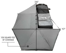 Load image into Gallery viewer, HD Nomadic 270 Degree Awning - Driver Side - Dark Gray Awning with Black Cover