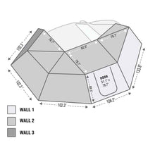 Load image into Gallery viewer, HD Nomadic 270 Degree Awning &amp; Wall 1, 2, &amp; 3, Mounting Brackets - Passenger Side