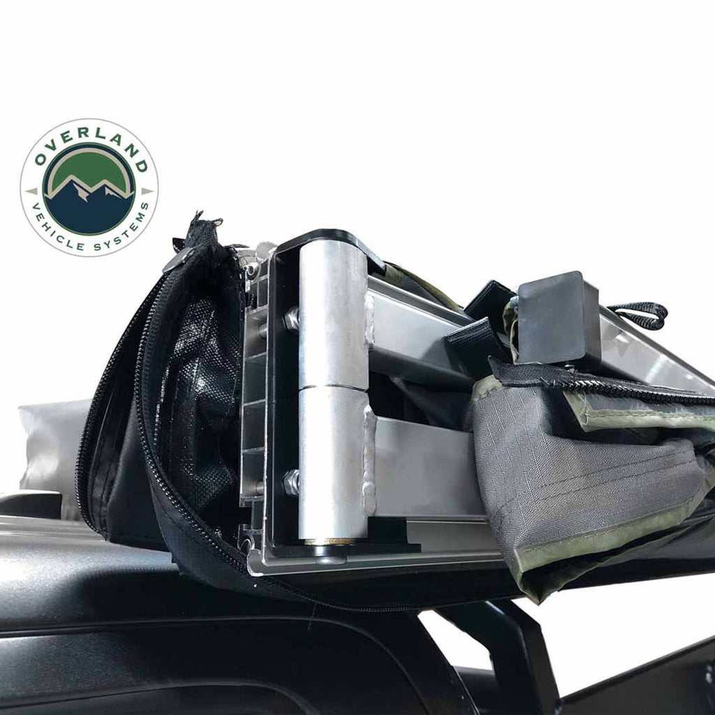 HD Nomadic 270 LT Awning - Passenger Side - Dark Gray With Black Travel Cover Universal