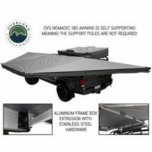 Load image into Gallery viewer, HD Nomadic 180 Degree Awning - Dark Grey with Black Travel Cover Universal