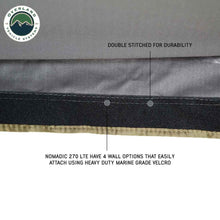 Load image into Gallery viewer, HD Nomadic 270 LTE Awning - Passenger Side - Dark Gray with Black Travel Cover Universal
