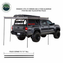 Load image into Gallery viewer, HD Nomadic 270 LTE Awning - Passenger Side - Dark Gray with Black Travel Cover Universal