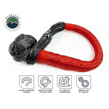 Load image into Gallery viewer, Soft Shackle 5/8&quot; x 23&quot; 44,500 LB. with Loop and Abrasive Sleeve with Storage Bag