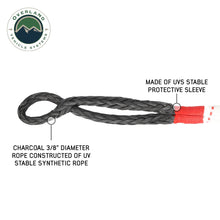 Load image into Gallery viewer, Soft Shackle 3/8" x 23" 36,000 LB. with Loop &amp; Abrasive Sleeve