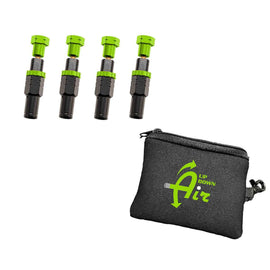 4 Piece Adjustable Tire Deflator Kit & Storage Bag - (PSI 10-30lbs.)