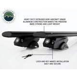 OVS Freedom Bar Mounting Combo Kit (FBM1) - 4 Pieces Black Factory Side Rail Mount and 50