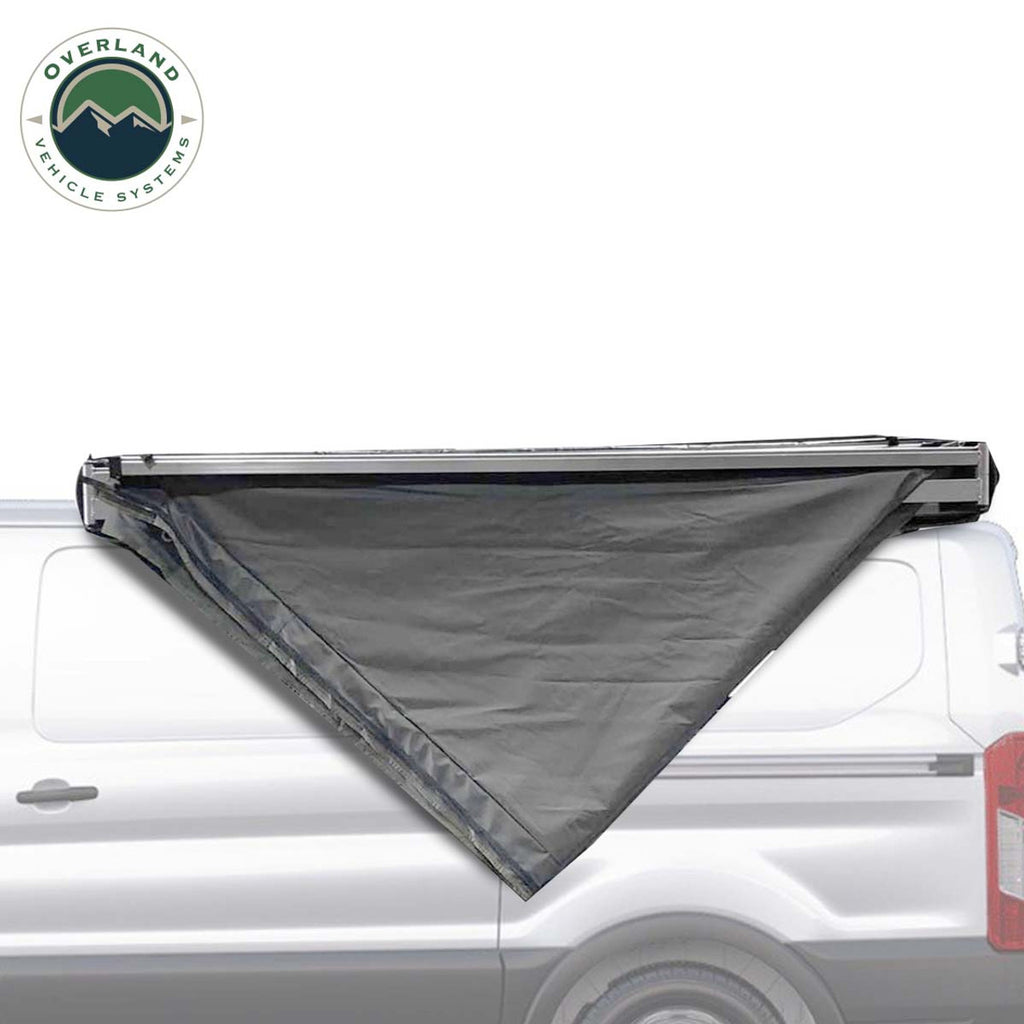 HD Nomadic 180 Degree Awning with Bracket Kit for Mid - High Roofline Vans