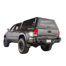 OVS 2016 - 2023 Toyota Tacoma - 5 ft. Bed Expedition - Truck Cap W/Full Wing Doors, Front and Rear Windows & 3rd Brake Light