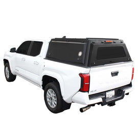 OVS 2024 - 2025 Toyota Tacoma 5ft. Bed Expedition - Truck Cap W/Full Wing Doors, Front and Rear Windows & 3rd Brake Light