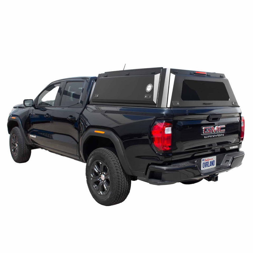 OVS 2023-2025 GM Colorado/Canyon - 5ft. Bed Expedition - Truck Cap W/Full Wing Doors, Front and Rear Windows & 3rd Brake Light