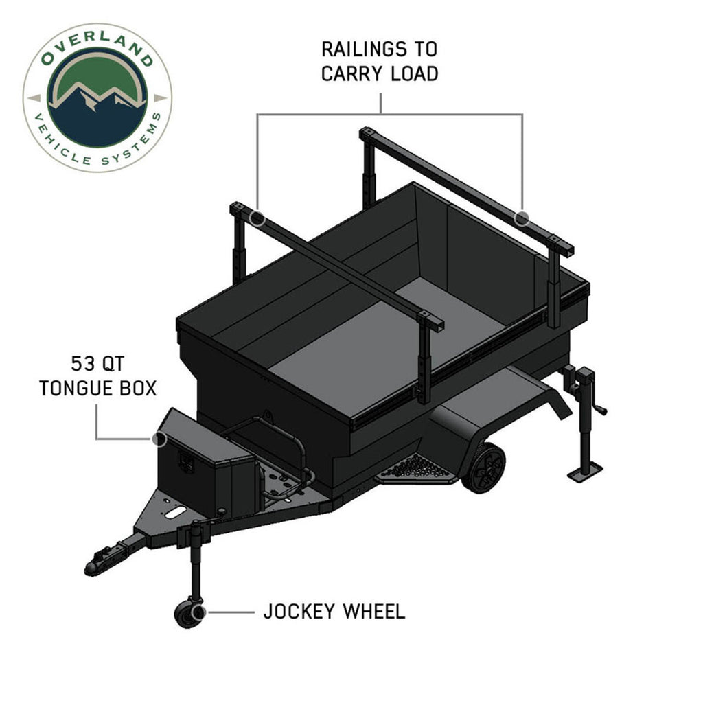 OVS Off Road Trailer - Military Style With Full Articulating Suspension