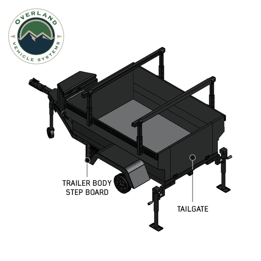 OVS Off Road Trailer - Military Style With Full Articulating Suspension