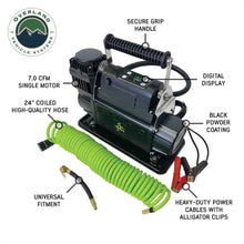Load image into Gallery viewer, EGOI Portable Single/Dual Motor Air Compressor System With Control Panel, Storage Bag, Hose &amp; Attachments