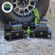 Load image into Gallery viewer, EGOI Portable Single/Dual Motor Air Compressor System With Control Panel, Storage Bag, Hose &amp; Attachments