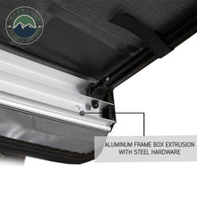 Load image into Gallery viewer, HD Nomadic 2.5 - 8.0&#39; Awning - Grey Body, Green Trim &amp; Black Travel Cover