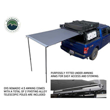 Load image into Gallery viewer, HD Nomadic 4.5&#39; Awning - Grey Body, Green Trim &amp; Black Travel Cover