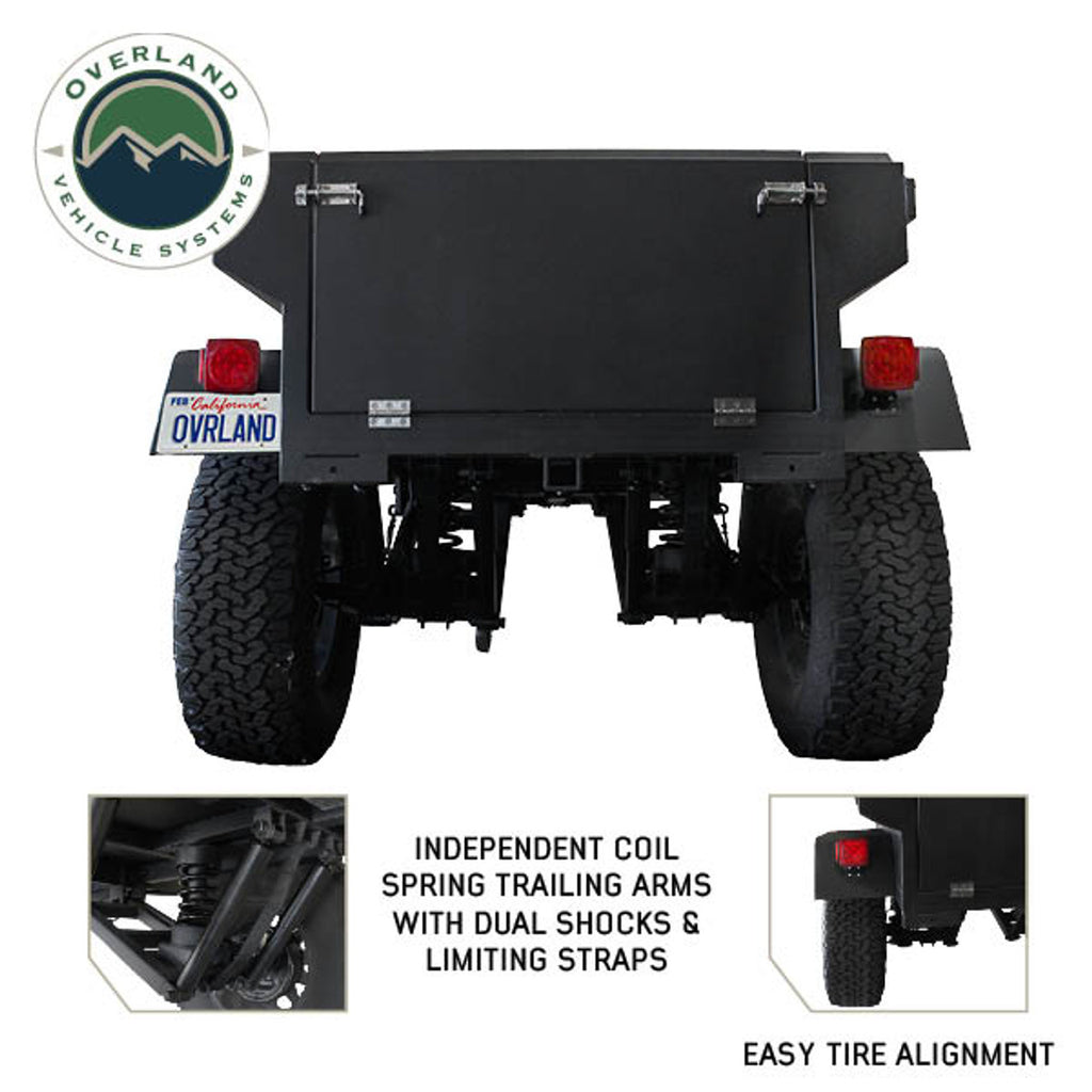 OVS Off Road Trailer - Military Style With Full Articulating Suspension