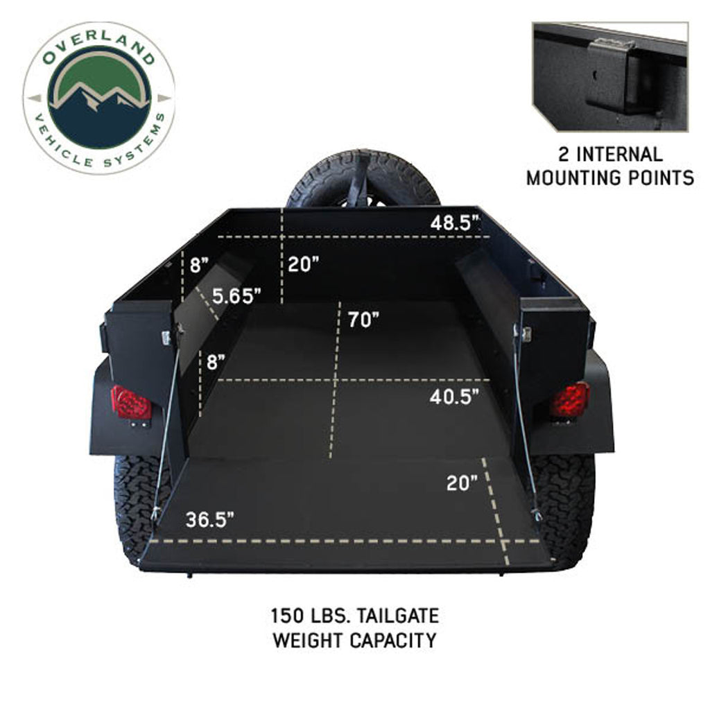 OVS Off Road Trailer - Military Style With Full Articulating Suspension