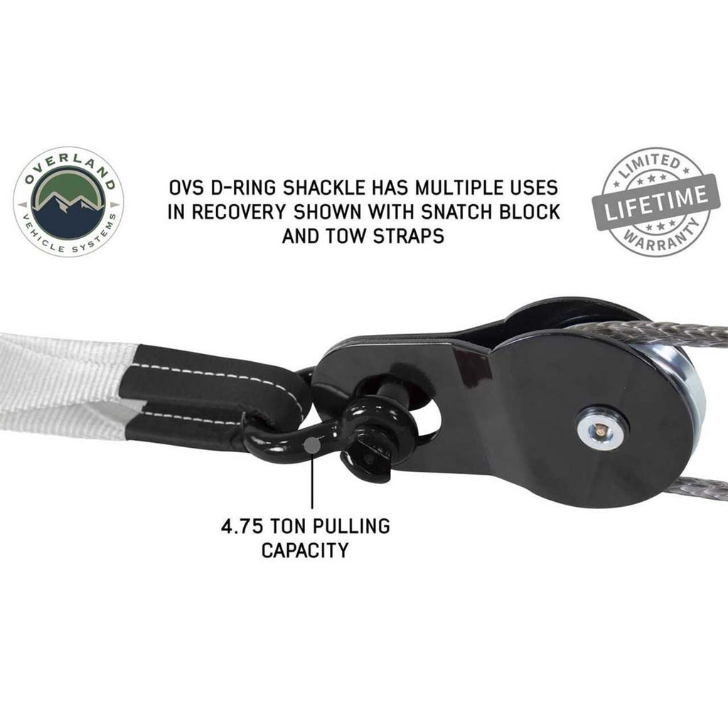 Recovery Shackle D-Ring 3/4" 4.75 Ton