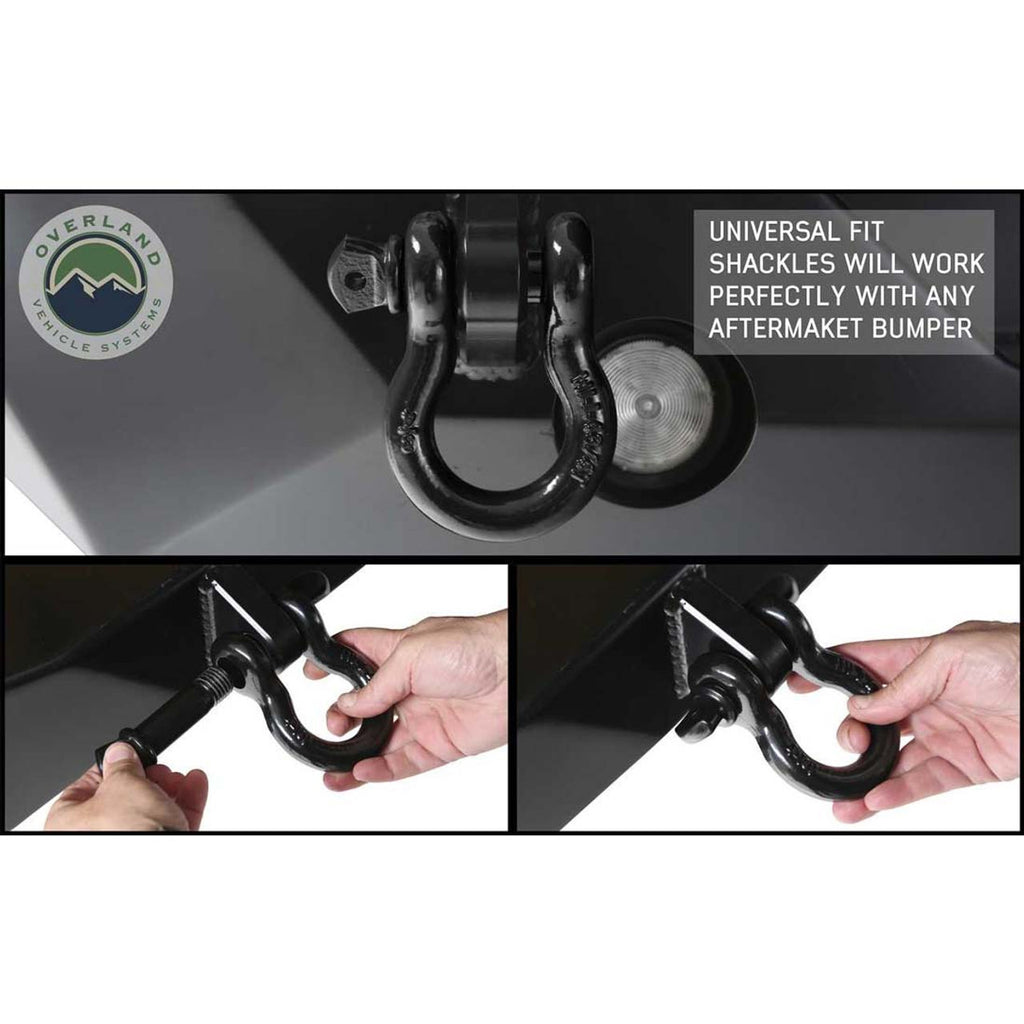 Recovery Shackle D-Ring 3/4" 4.75 Ton