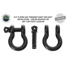 Load image into Gallery viewer, Recovery Shackle D-Ring 3/4&quot; 4.75 Ton
