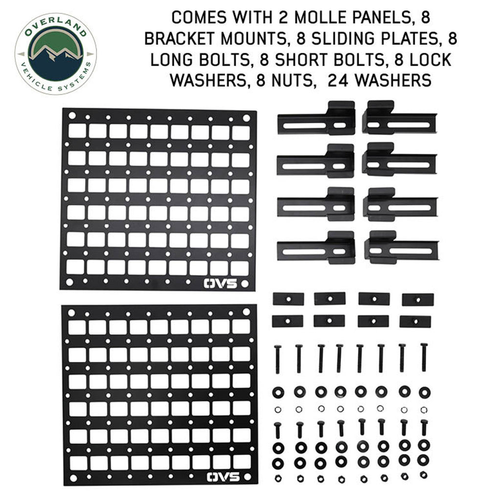 Side Frame Molle Panels (Pair) for Expedition Truck Cap