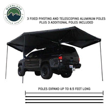 Load image into Gallery viewer, XD Nomadic 270 Degree Awning W/Lights &amp; Black Out - Black Body, Grey Trim &amp; Black Travel Cover