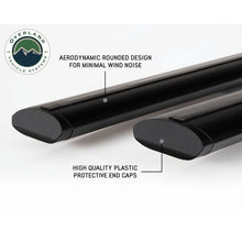 Load image into Gallery viewer, OVS Freedom Bar Mounting Combo Kit (FBM1) - 4 Pieces Black Factory Side Rail Mount and 50&quot; Black Straight Crossbars